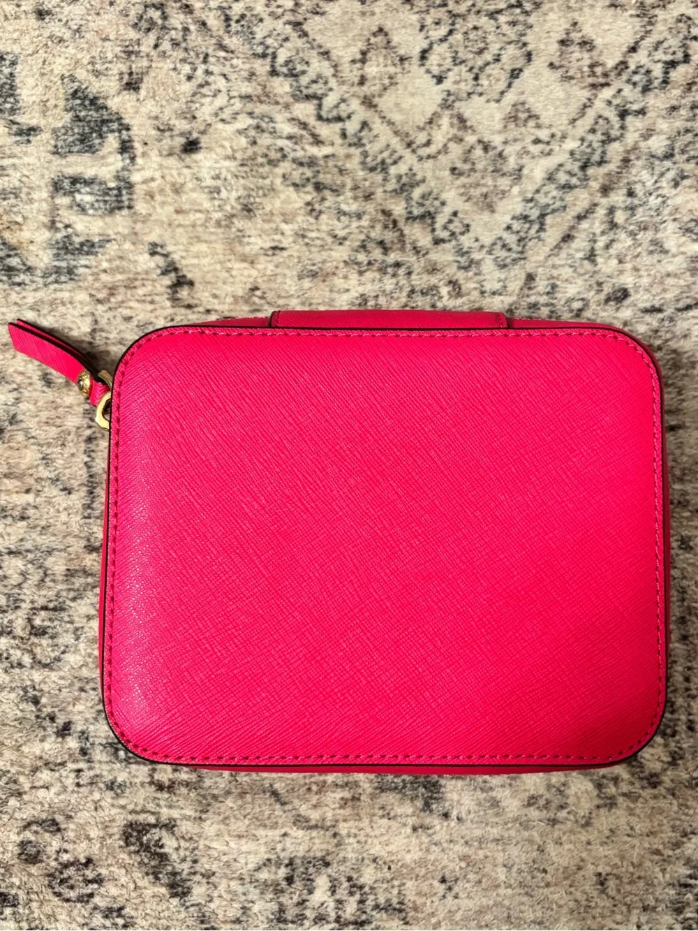 Henri Bendel Hot Pink Jewelry Travel Case